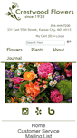 Mobile Screenshot of crestwoodflowers.net